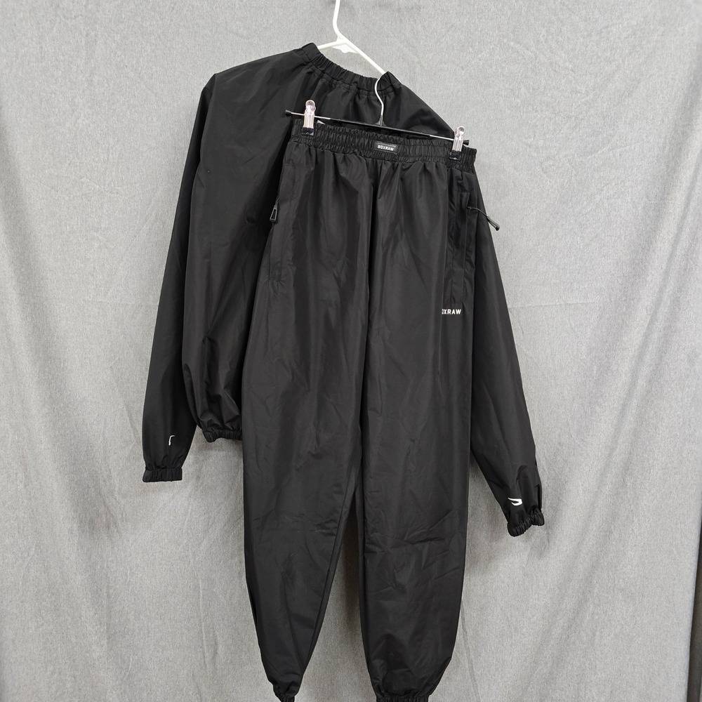 Boxraw Hagler Sauna Suit Black Training Weight Loss Set‎ XS BXRWMABCSUA100/2401